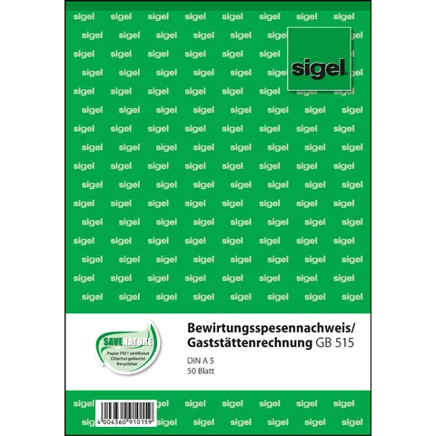 GB515 - 50 sheets - A5 - White – afbeelding 1
