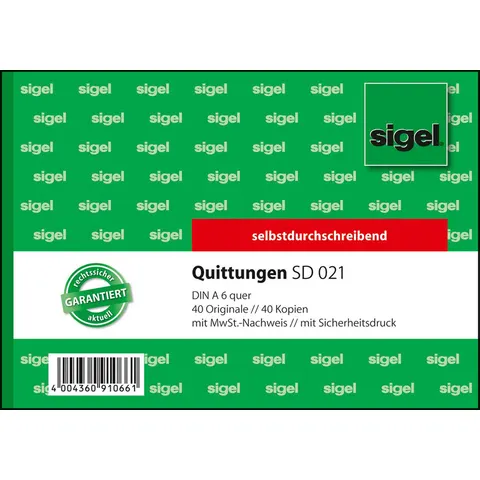 SD021 - 80 sheets - A6 q - Green – afbeelding 1