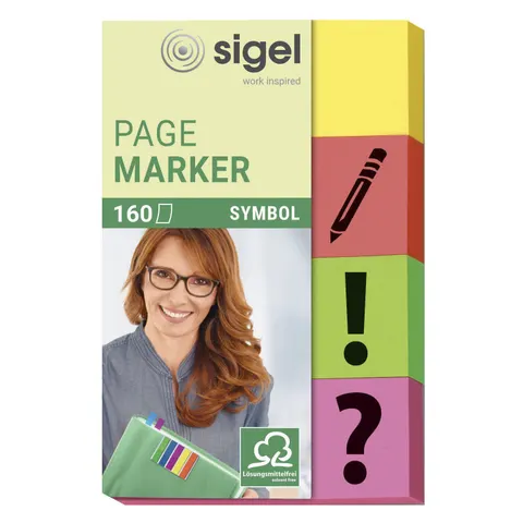 SIGEL Symbole Haftmarker 2,0 x 5,0 cm – Bild 1