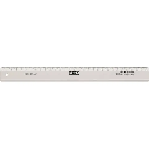 M + R Lineal 30,0 cm - glasklar – Bild 1