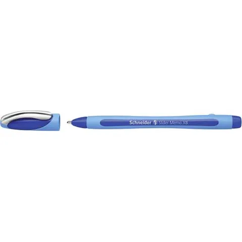 Balpen Schneider Slider Memo extra breed blauw – afbeelding 1