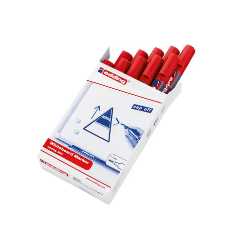 Edding witbordstiften e-363 rood – afbeelding 1