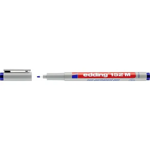 Edding 152 M Non-Permanent Pen Blauw 1 stuk – afbeelding 1
