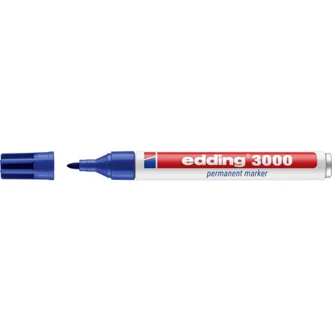 edding 3000 Permanentmarker blau – Bild 1