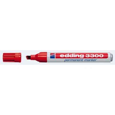 edding 3300 Permanentmarker rot – Bild 1