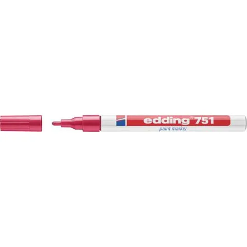 EDDING 751RT - Paint marker, red, 1.0 - 2.0 mm – image 1