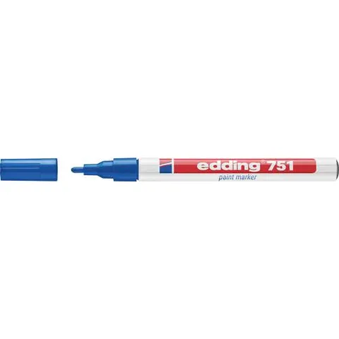 EDDING 751BL - Paint marker, blue, 1.0 - 2.0 mm – image 1