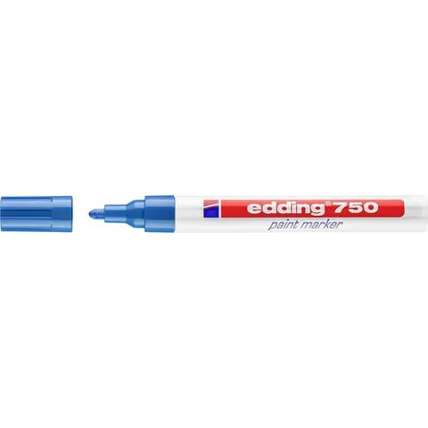 edding 750 Lackmarker 2.0 - 4.0 mm Blau – Bild 1