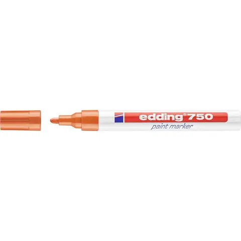 edding 750 Lackmarker 2.0 - 4.0 mm Orange – Bild 1