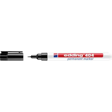 edding 404 Permanentmarker schwarz – Bild 1