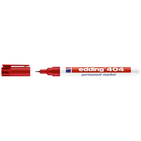 Viltstift edding 404 rond 0.75mm rood – afbeelding 1