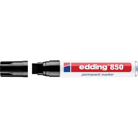 edding 850 Permanentmarker schwarz – Bild 1