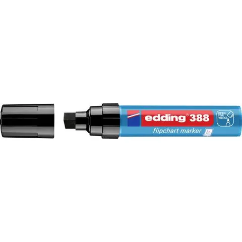 Edding 388 Flipchart Marker Zwart – afbeelding 1