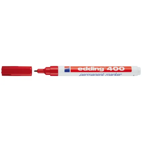 edding 400 Permanentmarker rot – Bild 1