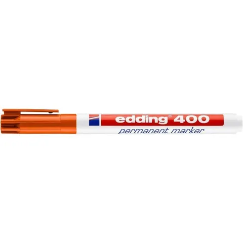 Permanent marker Edding 400 - oranje – afbeelding 1
