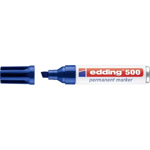 edding 500 Permanentmarker blau – Bild 1