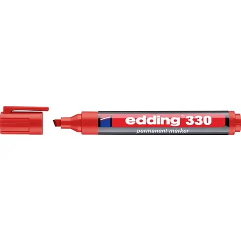 edding 330 Permanentmarker rot – Bild 1