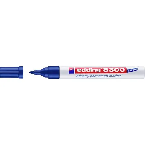 EDDING 8300BL - Industrial permanent marker, blue – image 1