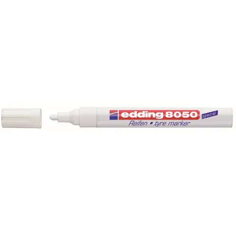 EDDING 8050 - Tyre marker/white/2.0 - 4.0 mm – image 1