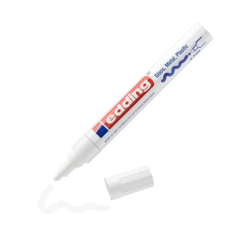EDDING GLM750WS - Gloss paint marker, 2 - 4 mm, white – image 1