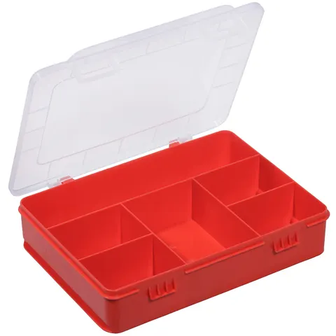 allit Assortimentsdoos EuroPlus Basic 18/6, rood – afbeelding 1