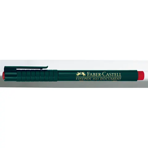 Faber-Castell Fineliner 1511 Document Rood - Documentech – afbeelding 1