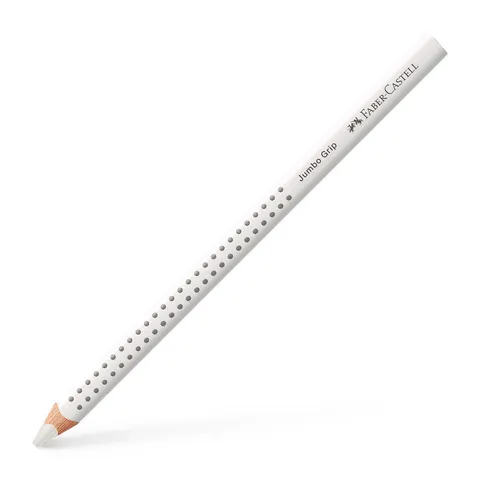 FABER-CASTELL Jumbo Grip Buntstift Weiß – Bild 1