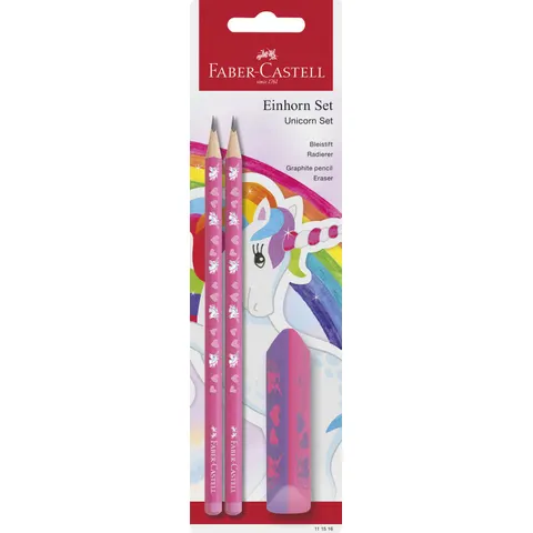 FABER-CASTELL Bleistift-Set Einhorn – 111516 – Bild 1