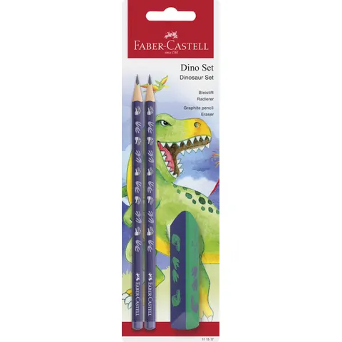 FABER-CASTELL Bleistift-Set Dino – 111517 – Bild 1