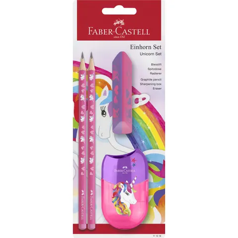 FABER-CASTELL Bleistift-Set Einhorn – 111518 – Bild 1
