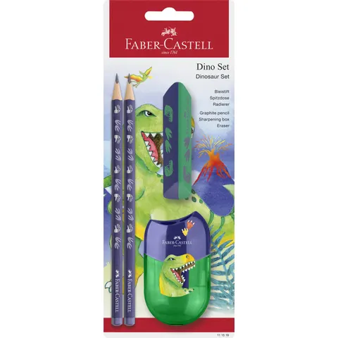 FABER-CASTELL Bleistift-Set Dino – 111519 – Bild 1