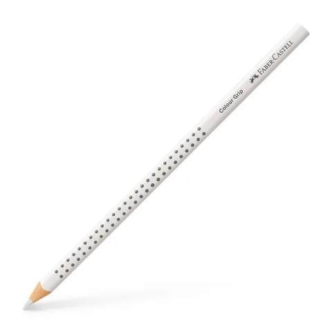 FABER-CASTELL Colour Grip Buntstift Weiß – Bild 1