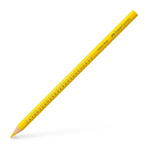 FABER-CASTELL Colour Grip Buntstift Gelb – Bild 1