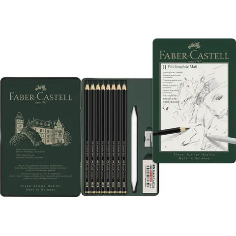 FABER-CASTELL Graphitstifte Pitt Graphite Matt 2B-14B – Bild 1