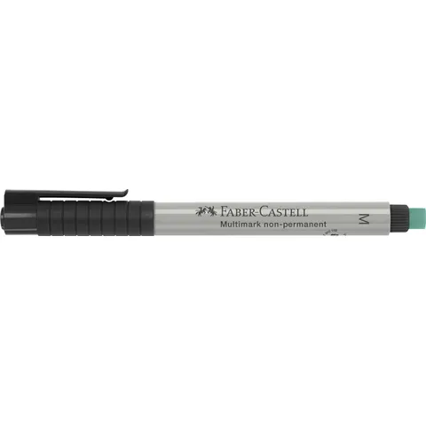 FABER-CASTELL NonPermanent-Marker MULTIMARK M, schwarz – Bild 1