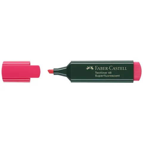 FABER-CASTELL Textmarker TEXTLINER 48 REFILL, rot – Bild 1
