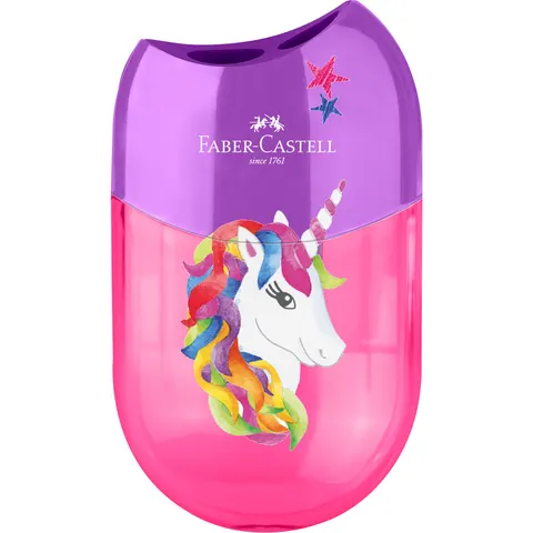 FABER-CASTELL Spitzer Doppelspitzdose Einhorn – Bild 1