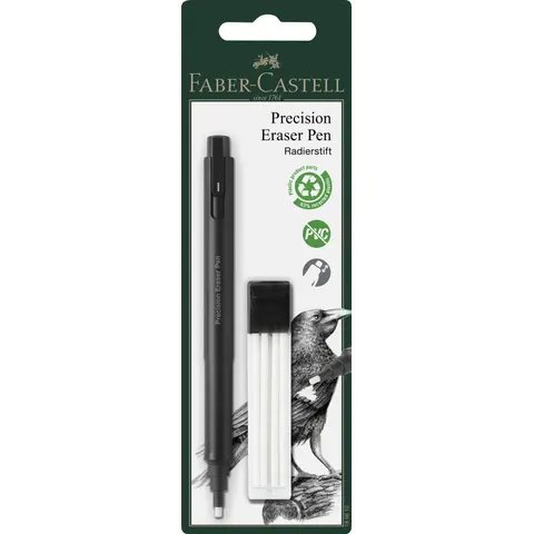 FABER-CASTELL Radierstift PRECISION ERASER PEN, weiß – Bild 1
