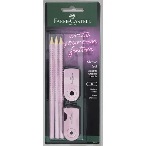 FABER-CASTELL Schreibset SLEEVE, rose – Bild 1
