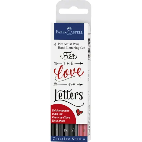 FABER-CASTELL Handlettering-Set Mehrfarbig – Bild 1