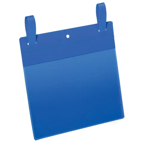 DURABLE Gitterboxtasche mit Lasche, A5 quer, blau – Bild 1