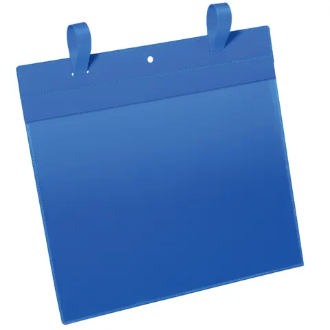 DURABLE Gitterboxtasche, mit Lasche, A4 quer, blau – Bild 1