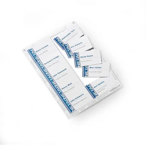 DURABLE 145502 - BADGEMAKER® insert sheets, 54 x 90 mm – image 1