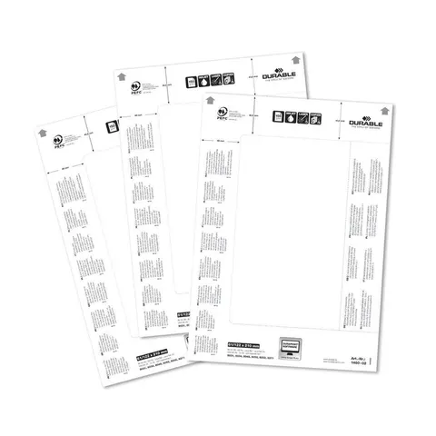 Durable BADGEMAKER Printable Table Place Name Inserts 600 Cards 61x210mm – image 1