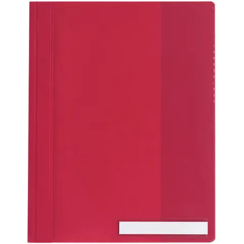 Snelhechter Durable A4 PVC extra breed rood – afbeelding 1