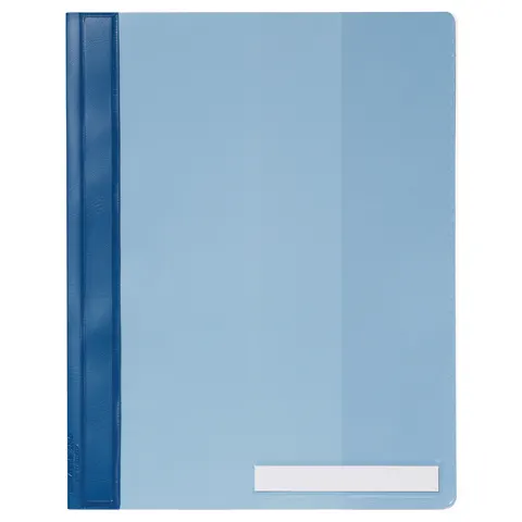 Snelhechter Durable A4 PVC extra breed blauw – afbeelding 1
