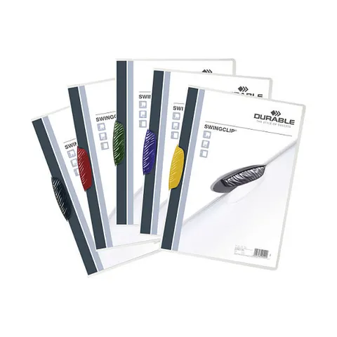 DURABLE Klemmhefter Swingclip DIN A4 transparent – Bild 1
