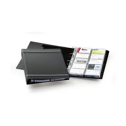 DURABLE Visitenkarten-Ringbuch anthrazit – Bild 1