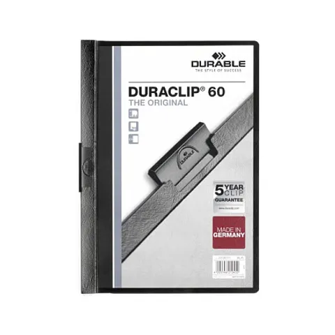 DURABLE Klemmhefter DURACLIP DIN A4 schwarz – 210490 – Bild 1