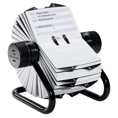 DURABLE Adresskartei TELINDEX, silber – Bild 1